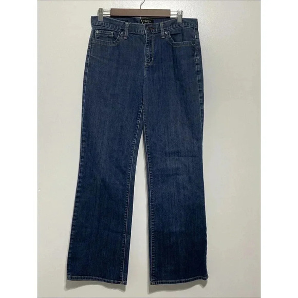 Talbots Denim - Talbots Flawless Five Pocket Flare Jeans.  Size 10. Excellent Condition...